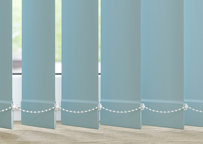 Trinity (FR Blackout), Tranquil - Vertical Blind Slats - Image 3
